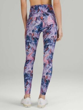 Lululemon Fast and Free Brushed Fabric High-Rise Tight 28" Atmospheric Purple 10
